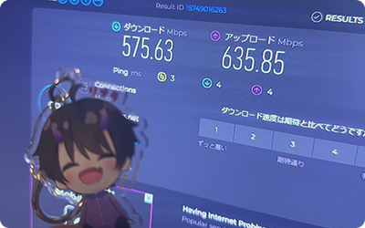 リオラch_回線速度紹介